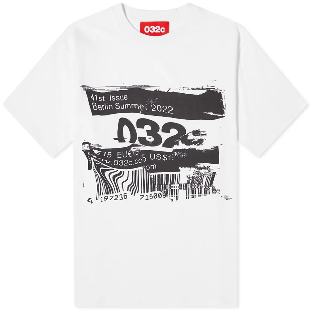 032C Barcode Glitch Tee