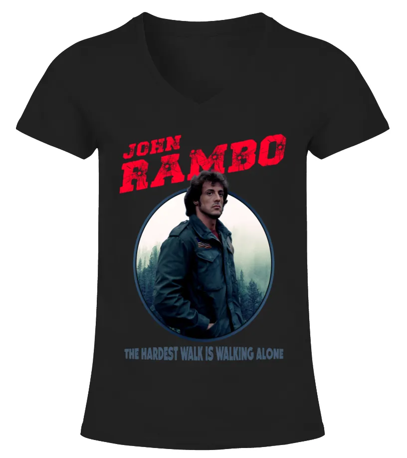 051. First Blood BK Camiseta cuello pico Mujer