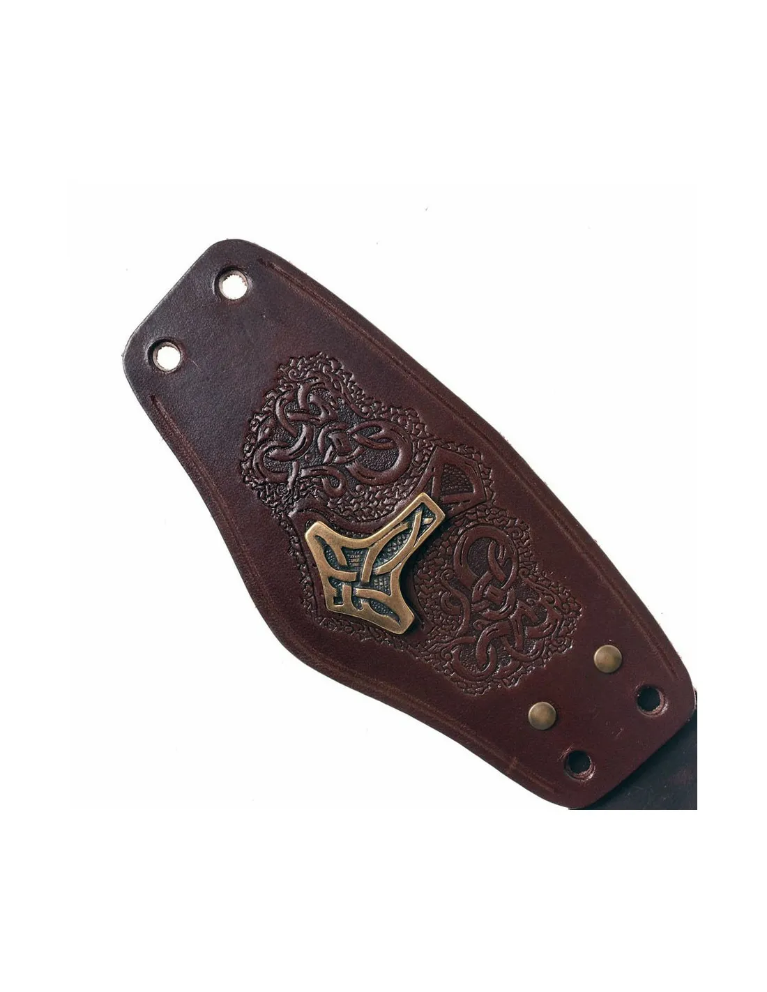 1 x Brazalete vikingo martillo Mjölnir de Thor