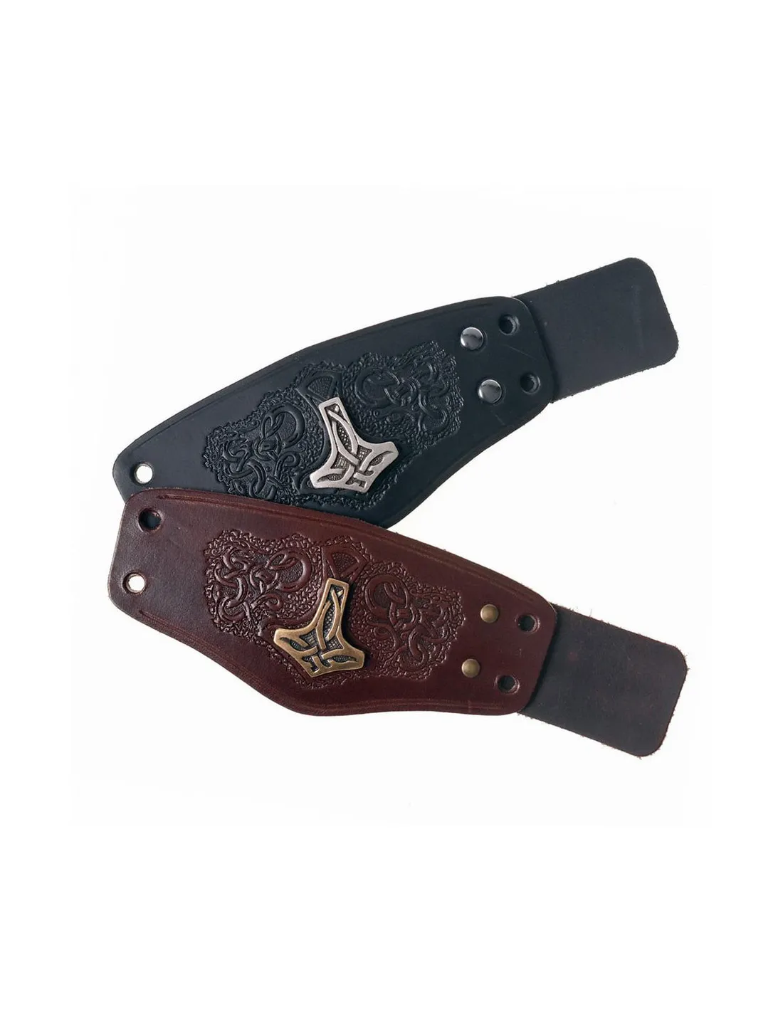 1 x Brazalete vikingo martillo Mjölnir de Thor