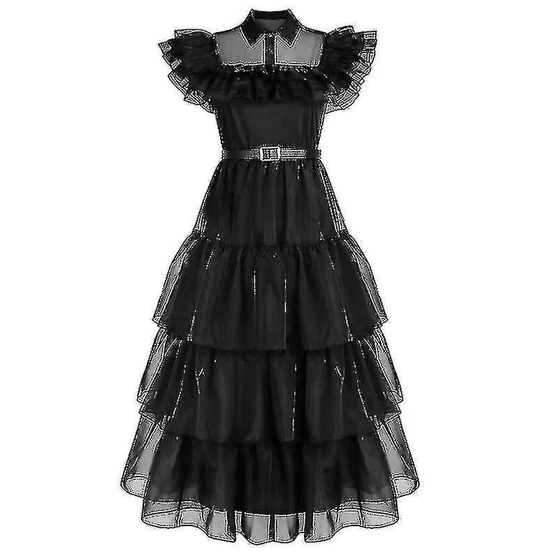2023 Wednesday Addams Costume Set Costume Disguise for Adult Girls
