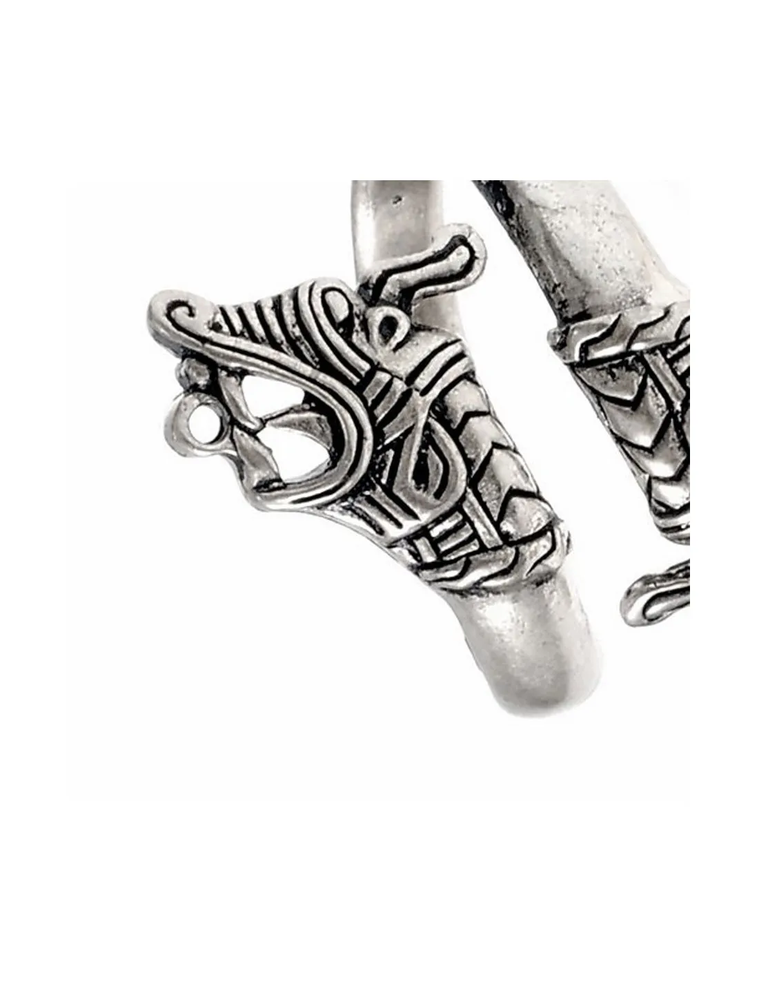 Anillo Vikingo cabeza de Dragón Hedeby