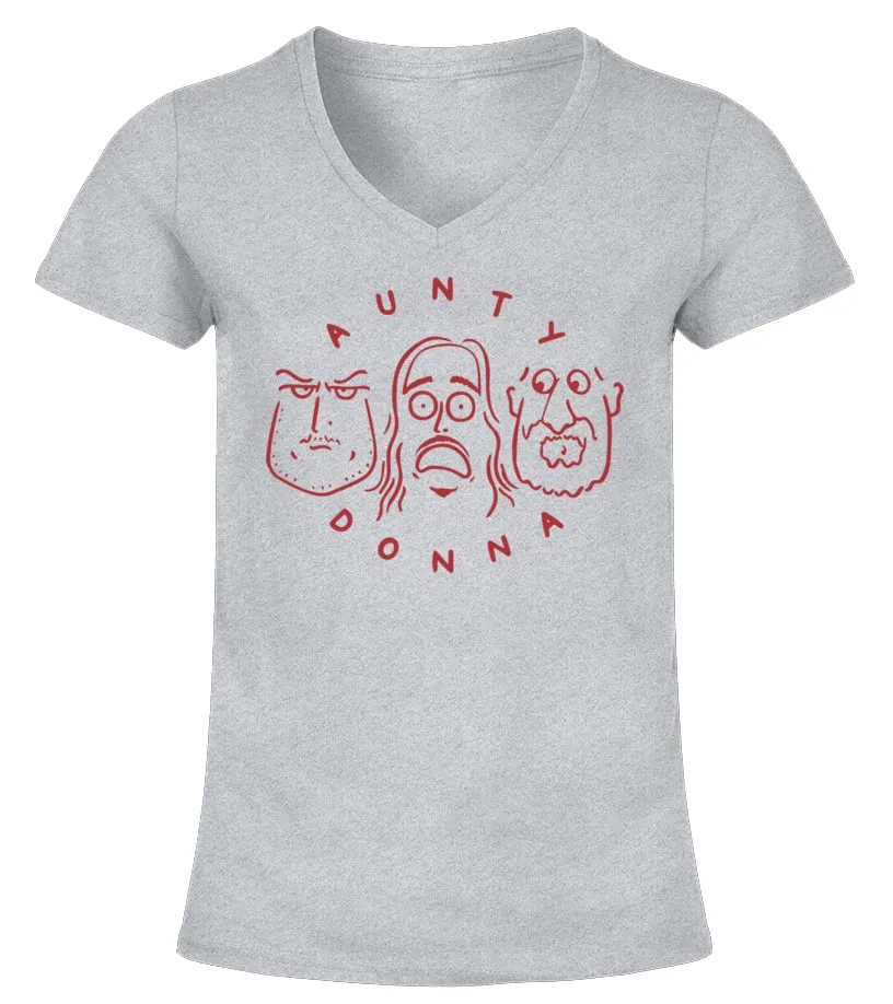 Aunty Donna Merch Camiseta cuello pico Mujer