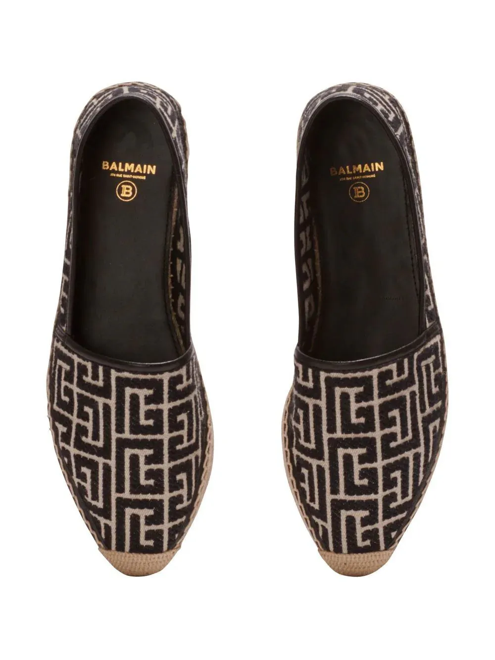 Balmain Women Espadrillas Ivory/Black