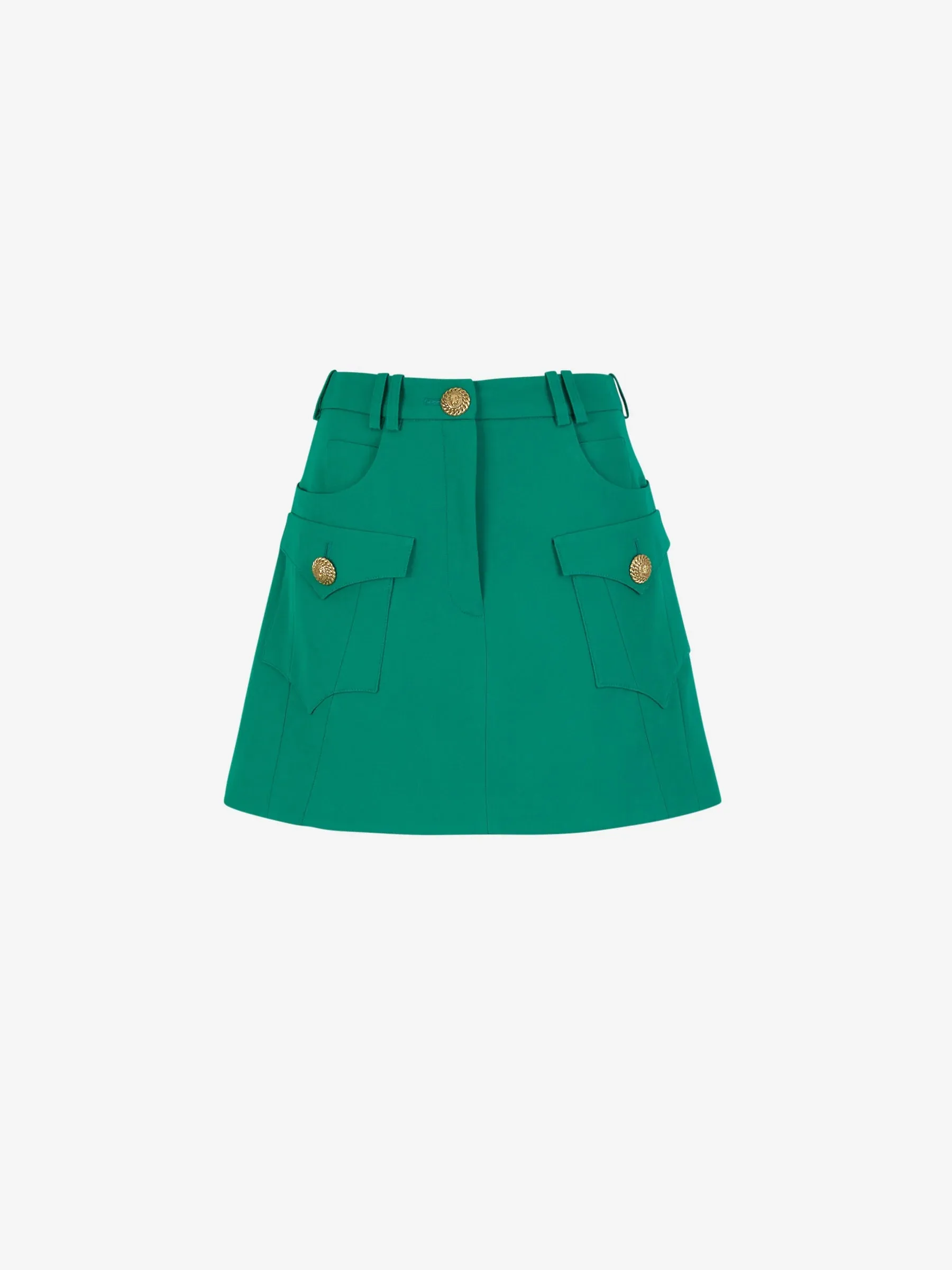 BALMIAN WOMEN WESTERN ALINE SKIRT LIGHT EMERALD