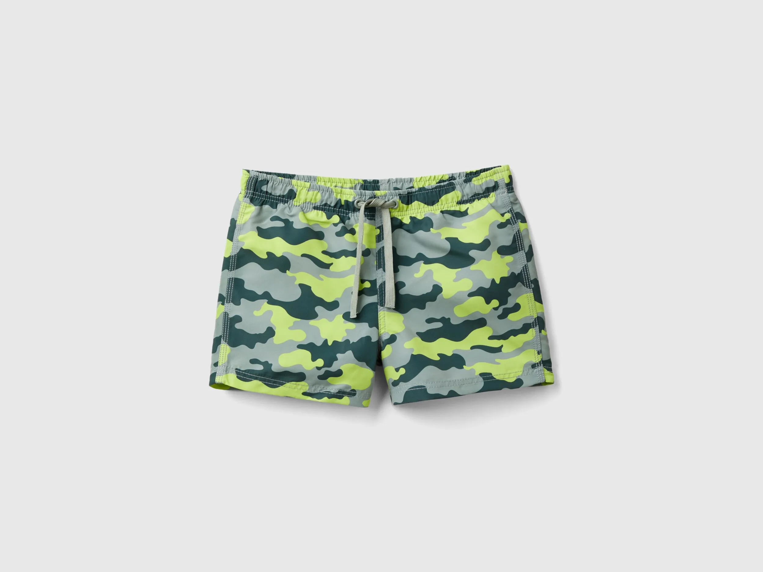 Bañador bóxer con estampado de camuflaje