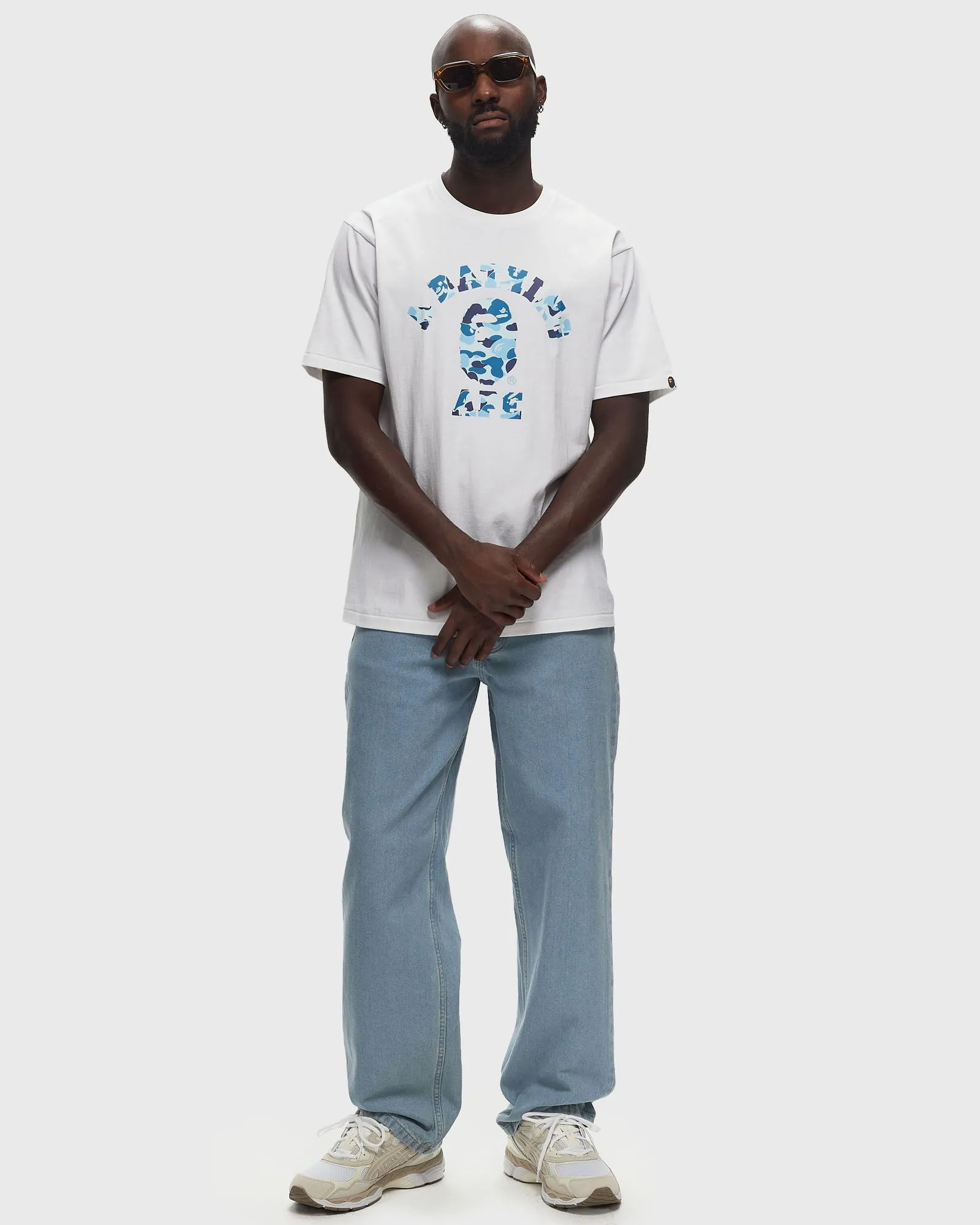 BAPE ABC CAMO COLLEGE TEE