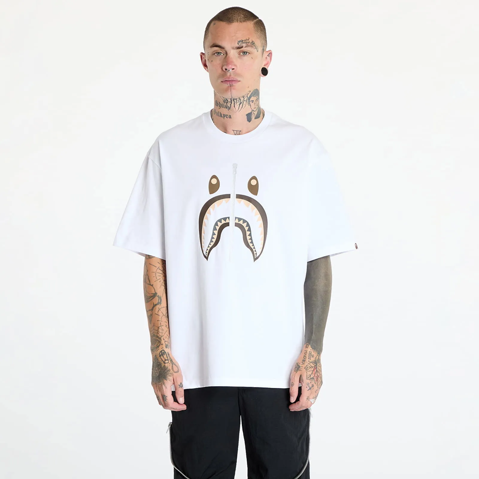 BAPE Shark Tee White