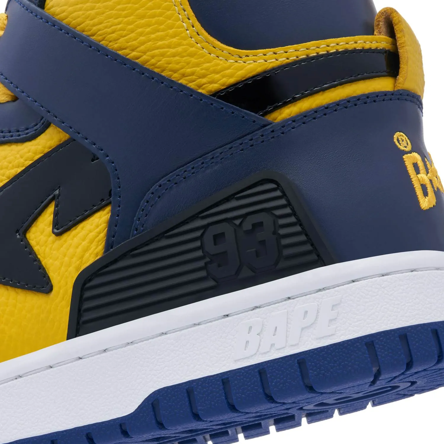 Bape Women Sta 93 Hi L Yellow