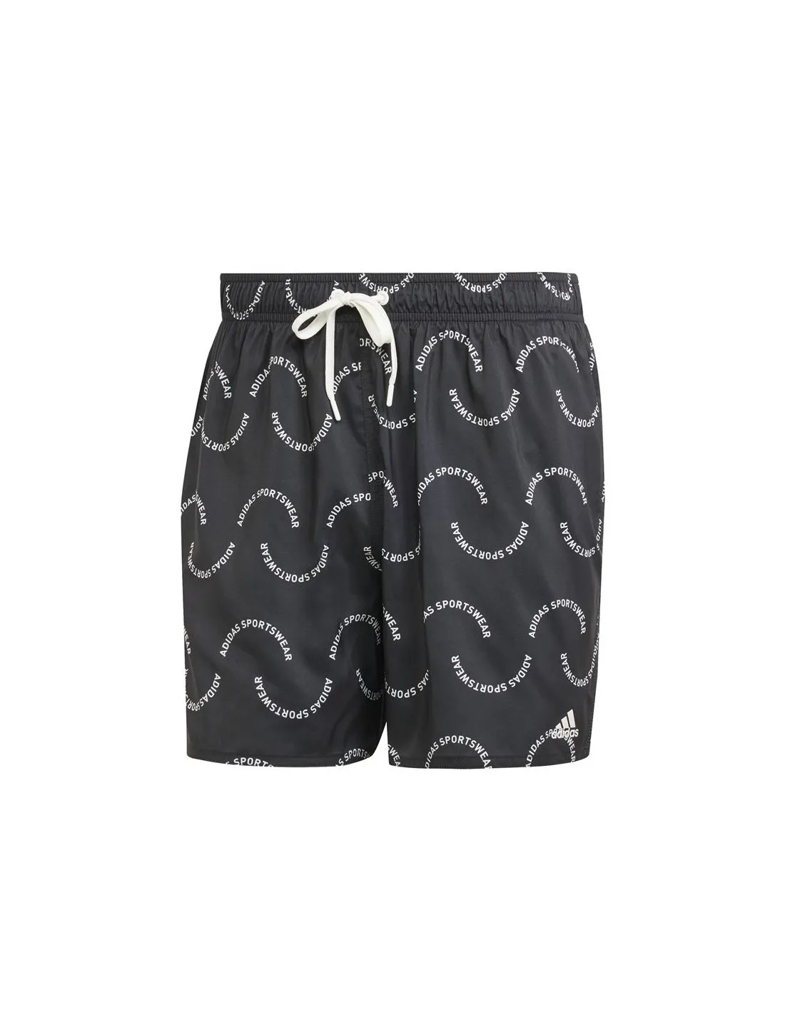 Bañador de Natación adidas Wave Logo Clx Hombre Negro
