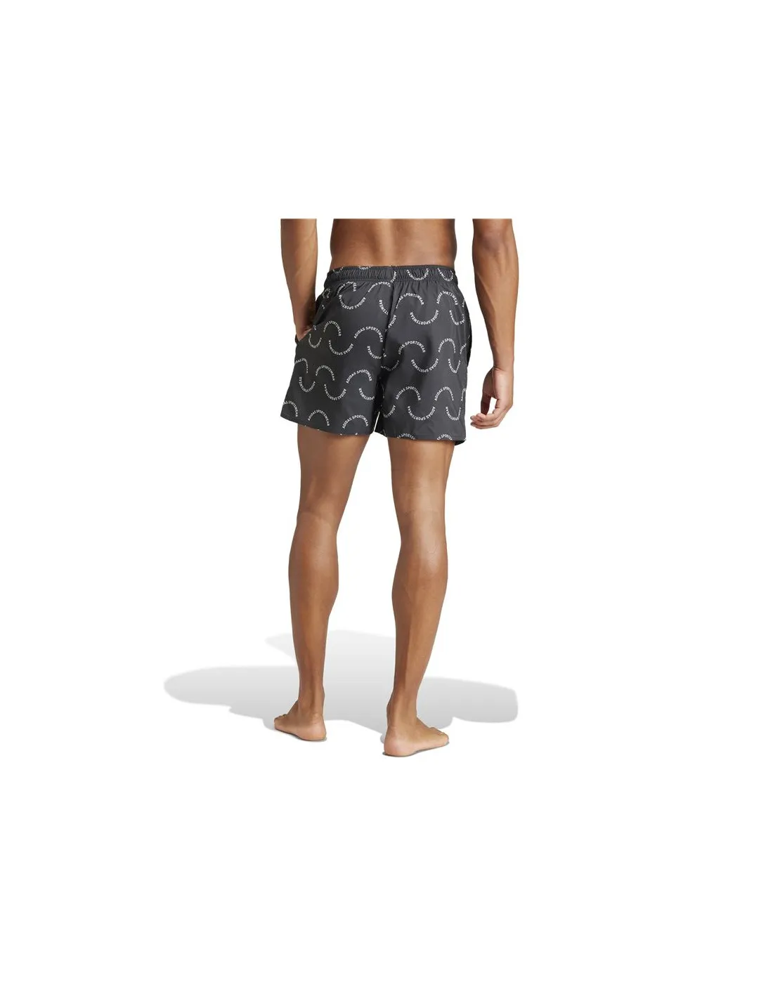 Bañador de Natación adidas Wave Logo Clx Hombre Negro