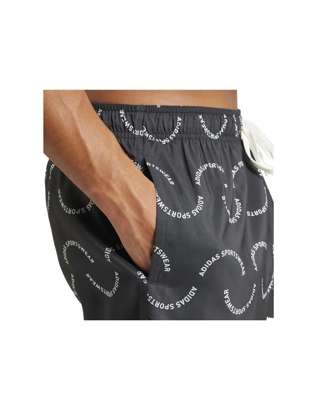 Bañador de Natación adidas Wave Logo Clx Hombre Negro