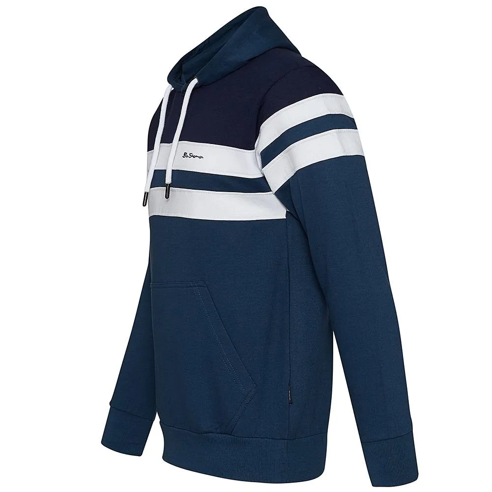 BEN SHERMAN CUT & SEW PANEL HOMBRE SUDADERA CON CAPUCHA 0072229GASOLINA