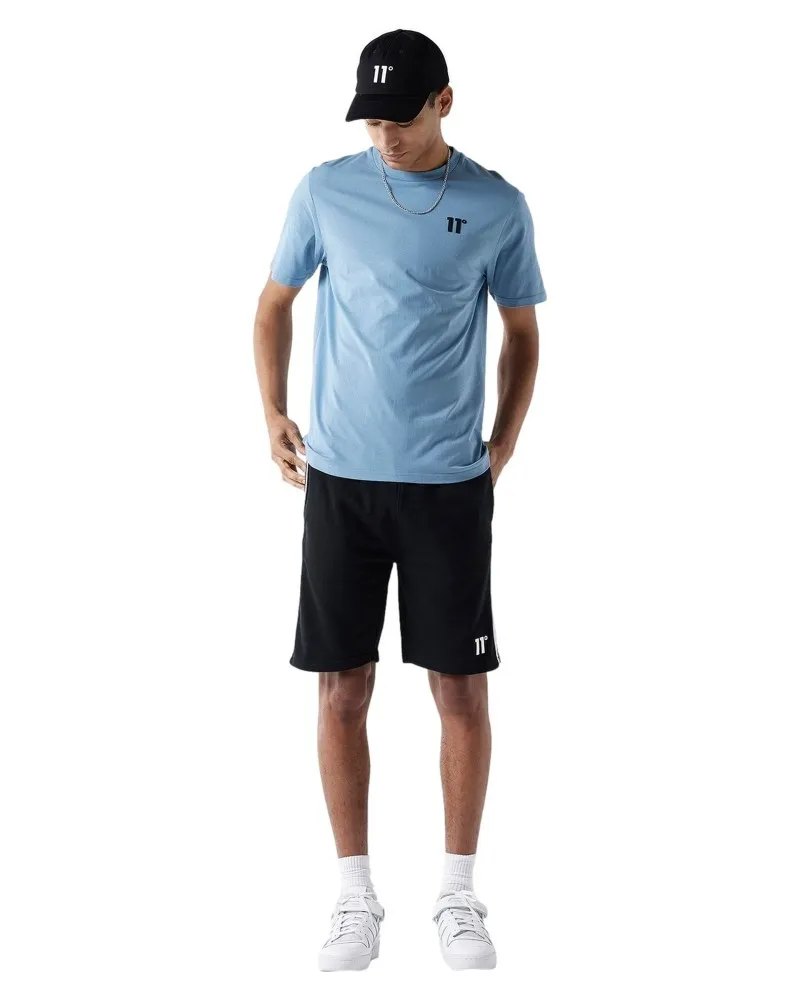 Bermuda 11 degrees negra colour block taped sweat short