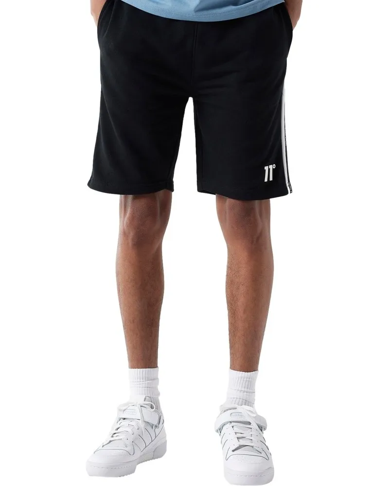 Bermuda 11 degrees negra colour block taped sweat short