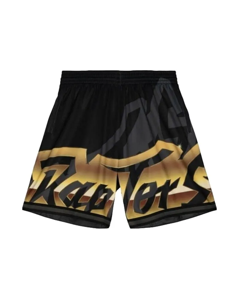 Bermuda mitchell & ness negra raptors big face 4.0 short