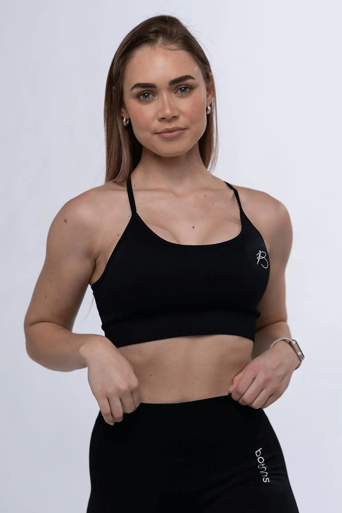 Black active seamless set