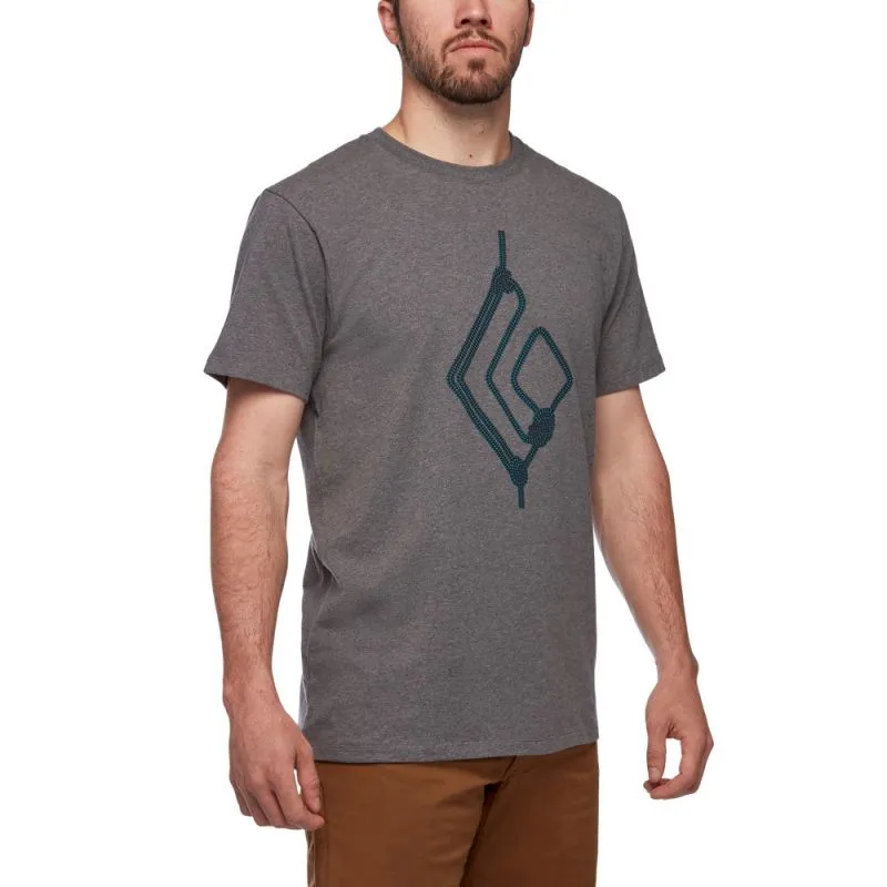 BLACK DIAMOND Rope Diamond Tee (Charcoal Heather) Hombres