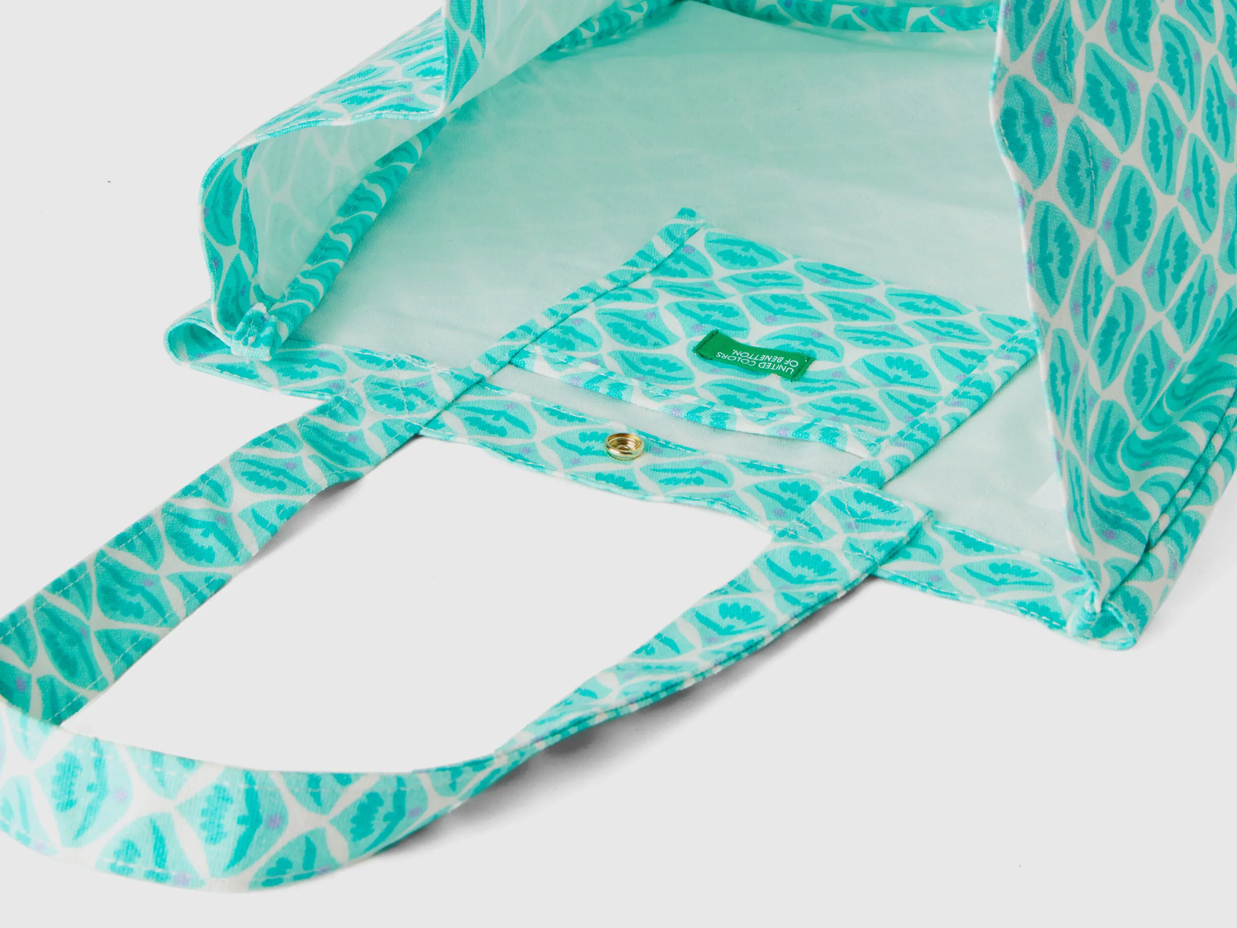 Bolso shopper de flores
