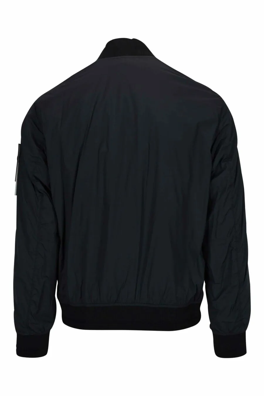 Bomber negra con logo parche brújula
