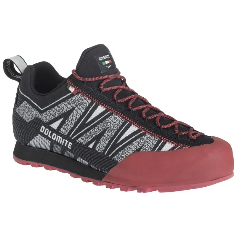 Botas de montaña para hombre Dolomite Velocissima GTX (Pewter Grey/Fiery Red)