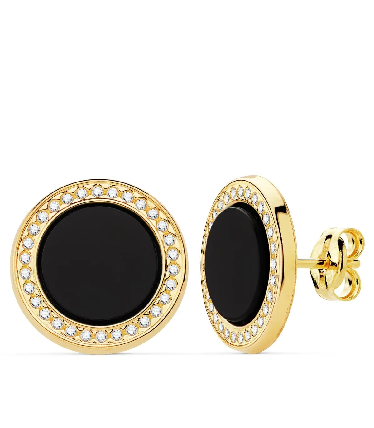 Boucles d'oreilles Judy Or Jaune 18K Onyx