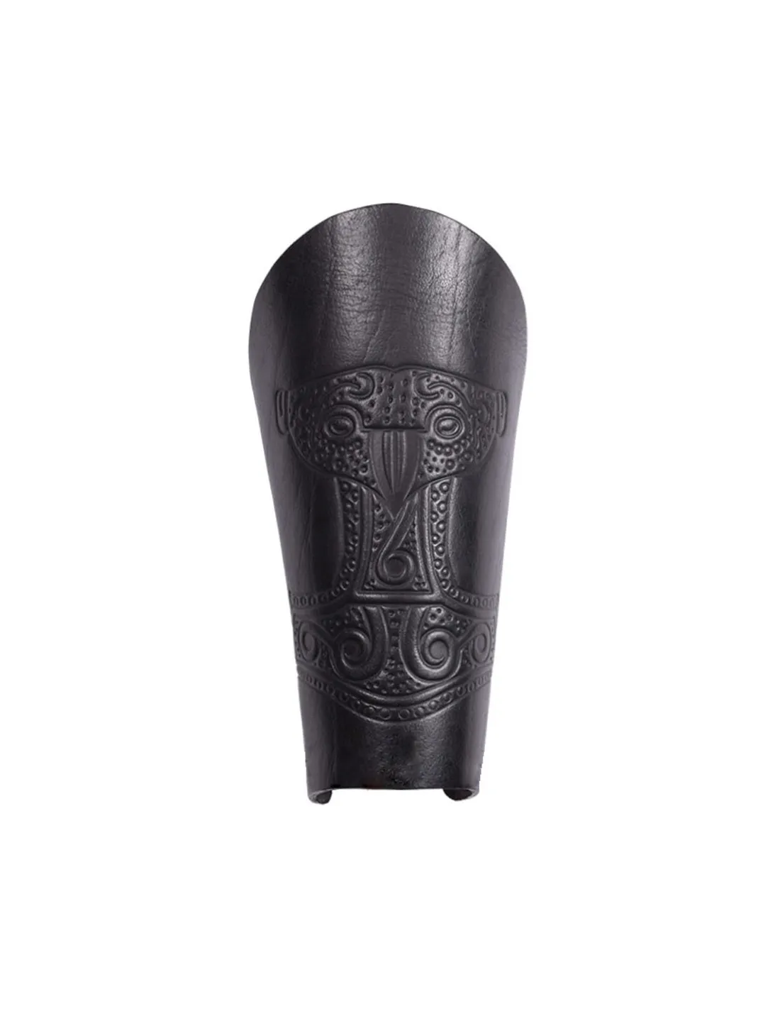 Brazalete vikingo de cuero Martillo de Thor