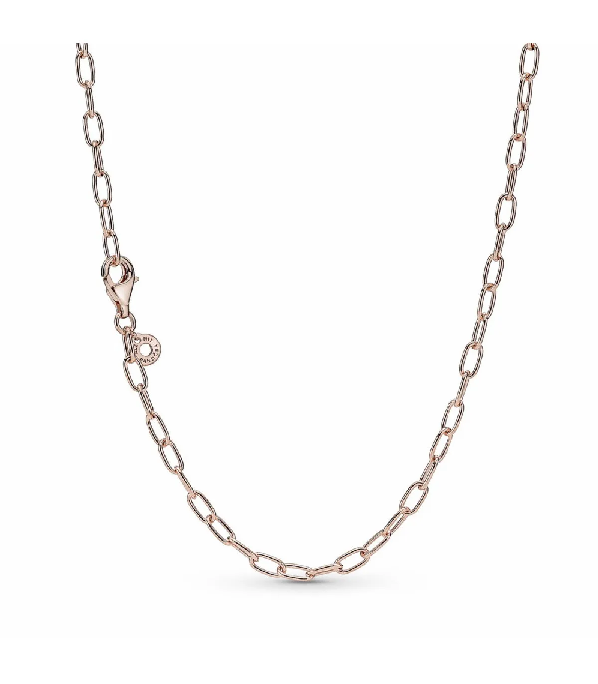 CADENA PANDORA ESLABONES RECUBRIMIENTO ORO ROSA 14K  389410C00