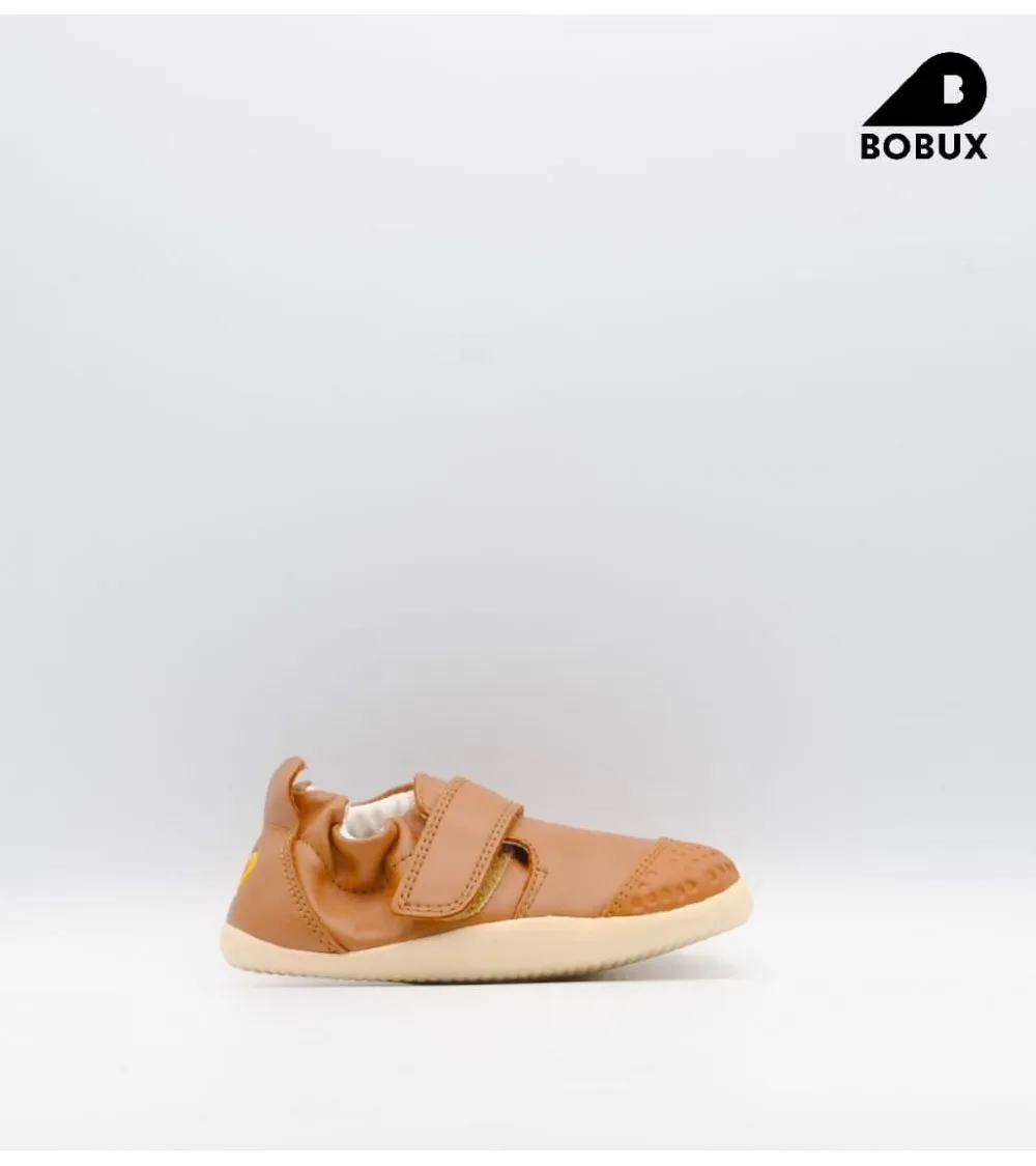 CALZADO RESPETUOSO BEBÉ BOBUX GO XPLORER CUERO CARAMEL