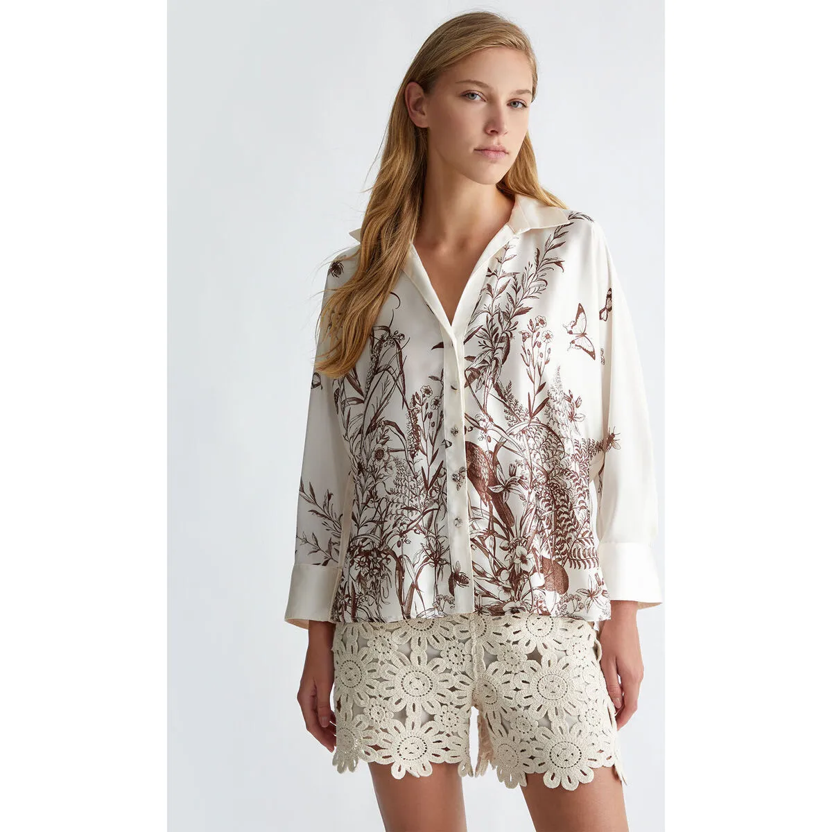 Camisa de raso