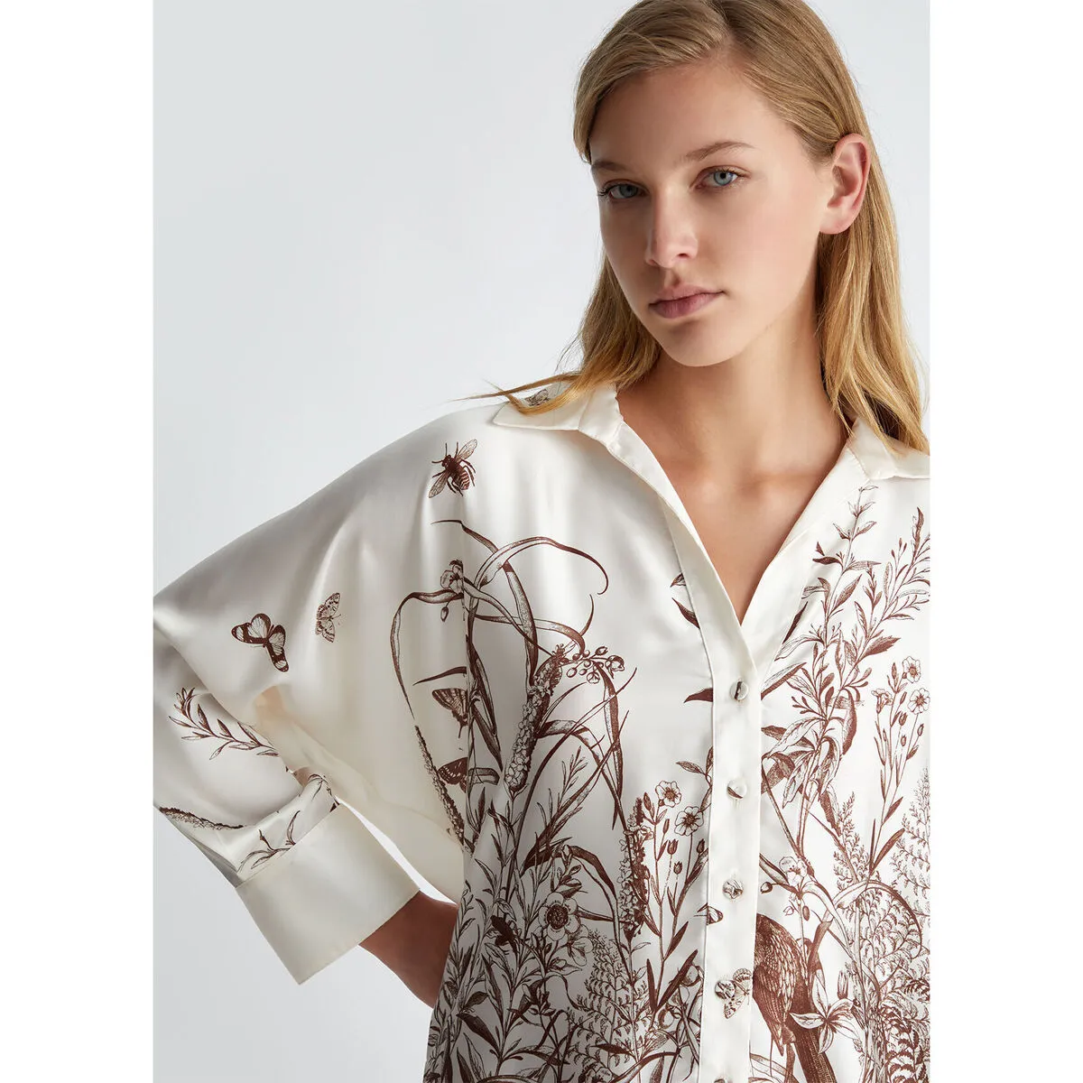 Camisa de raso