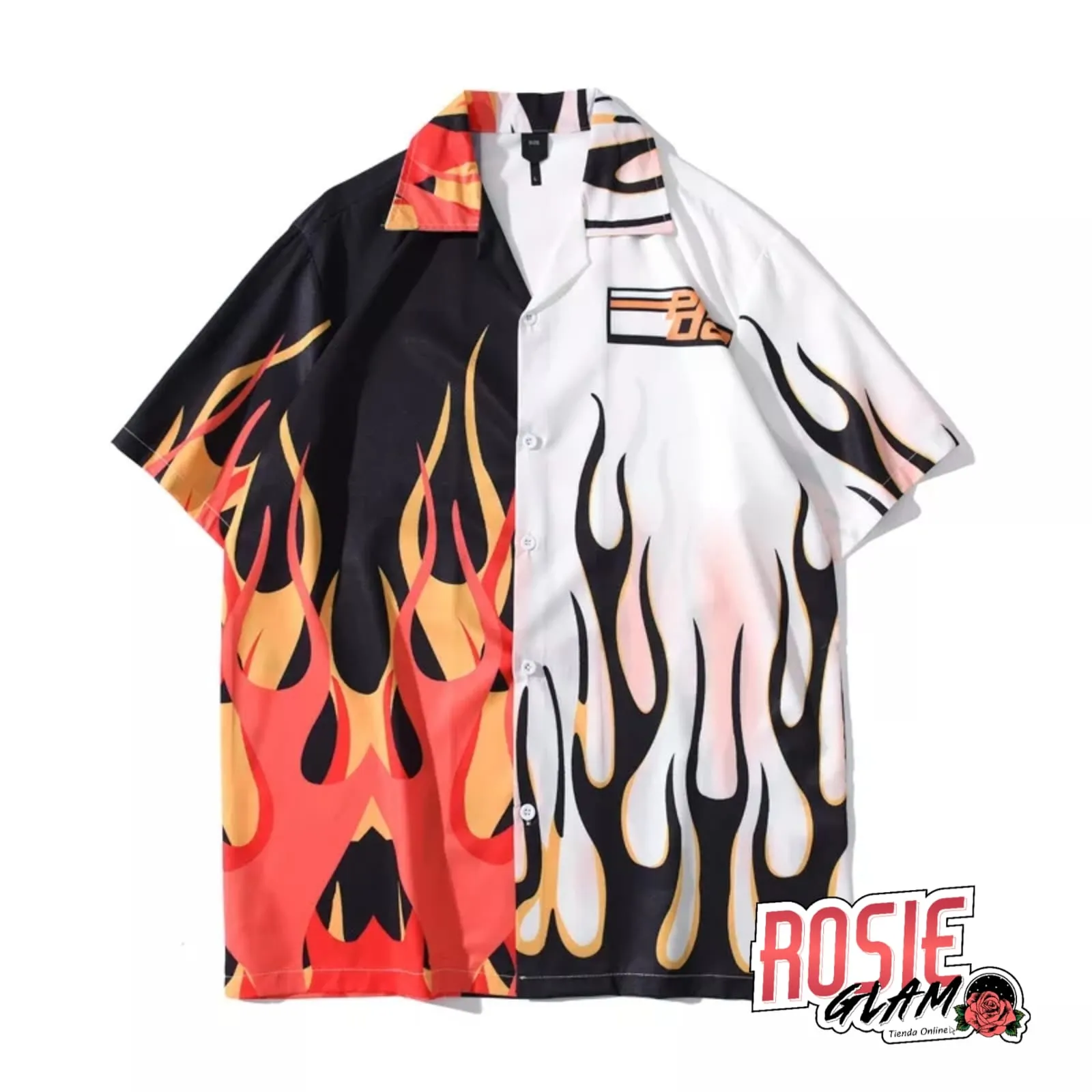 CAMISA FLAMAS  ROSIEGLAM