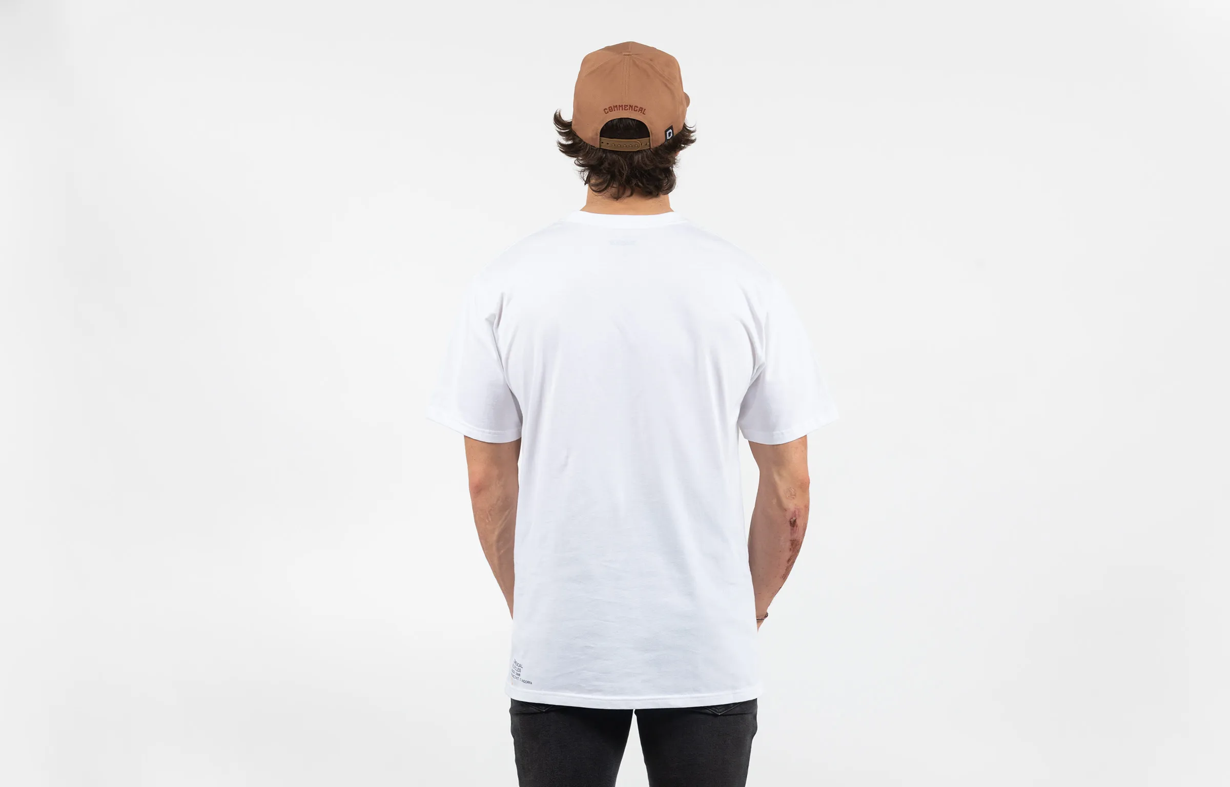 CAMISETA COMMENCAL LOOSE FIT ORANGE AND WHITE
