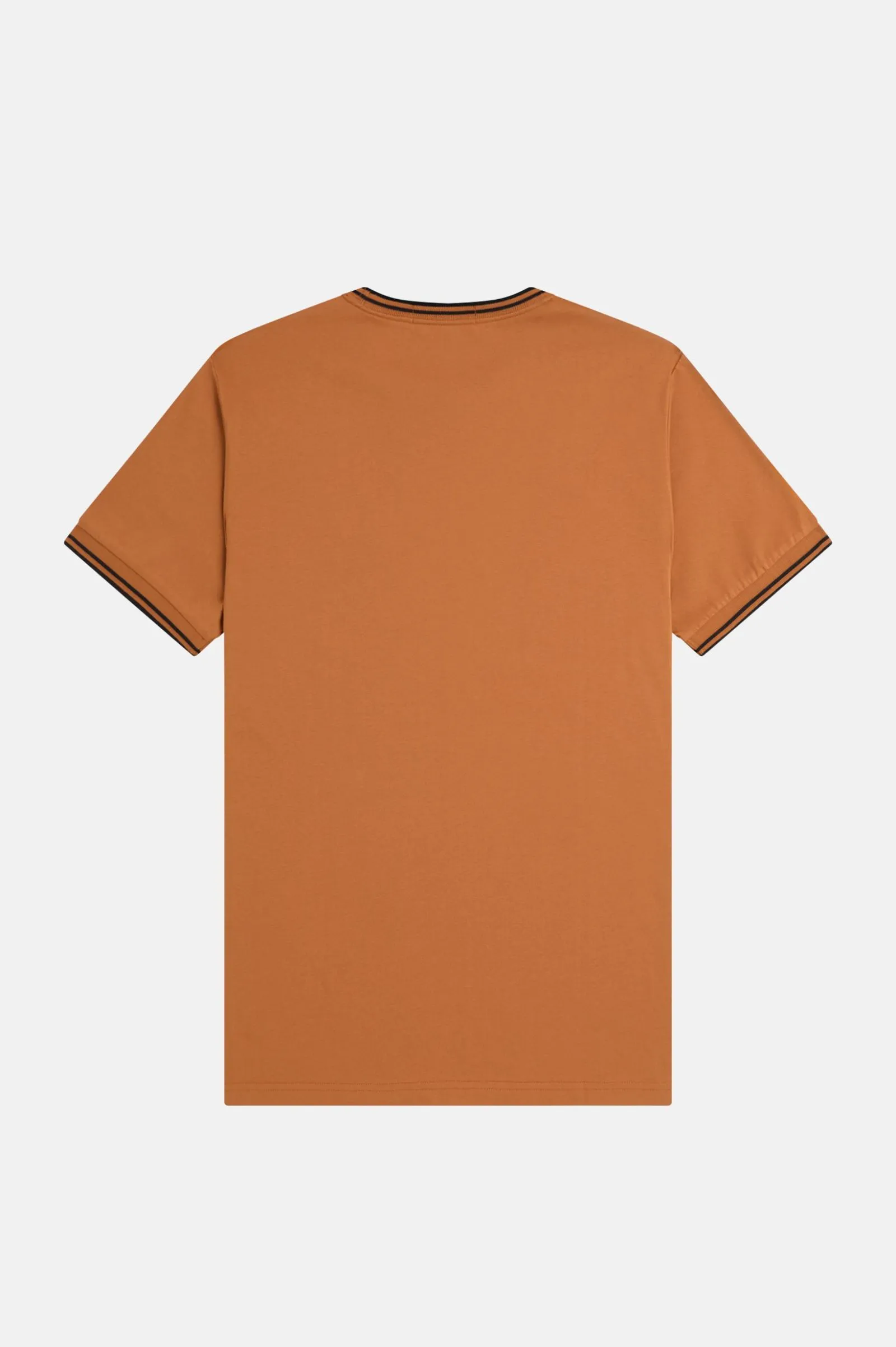 Camiseta con el ribete con dos franjas