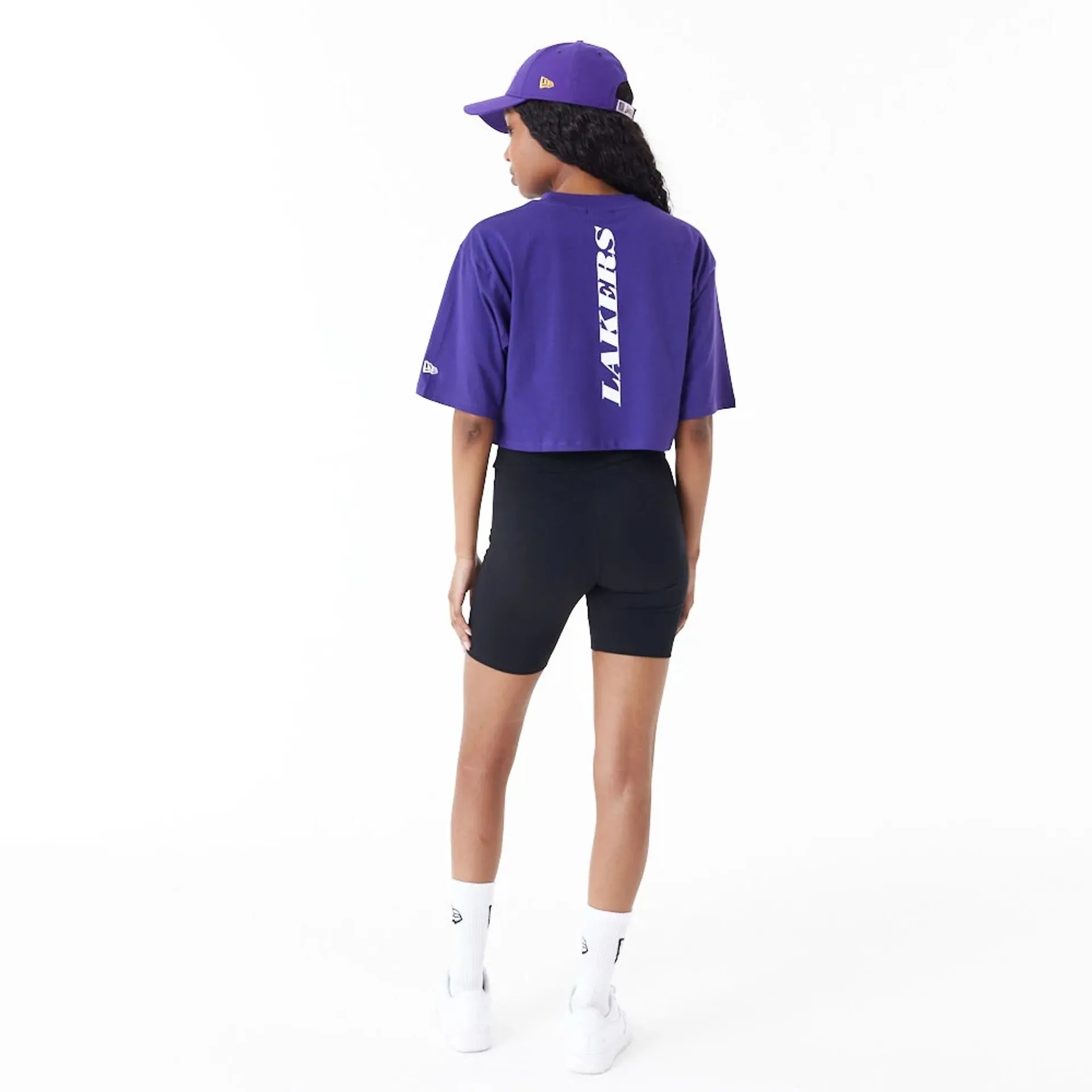 Camiseta Crop LA Lakers NBA Team Logo
