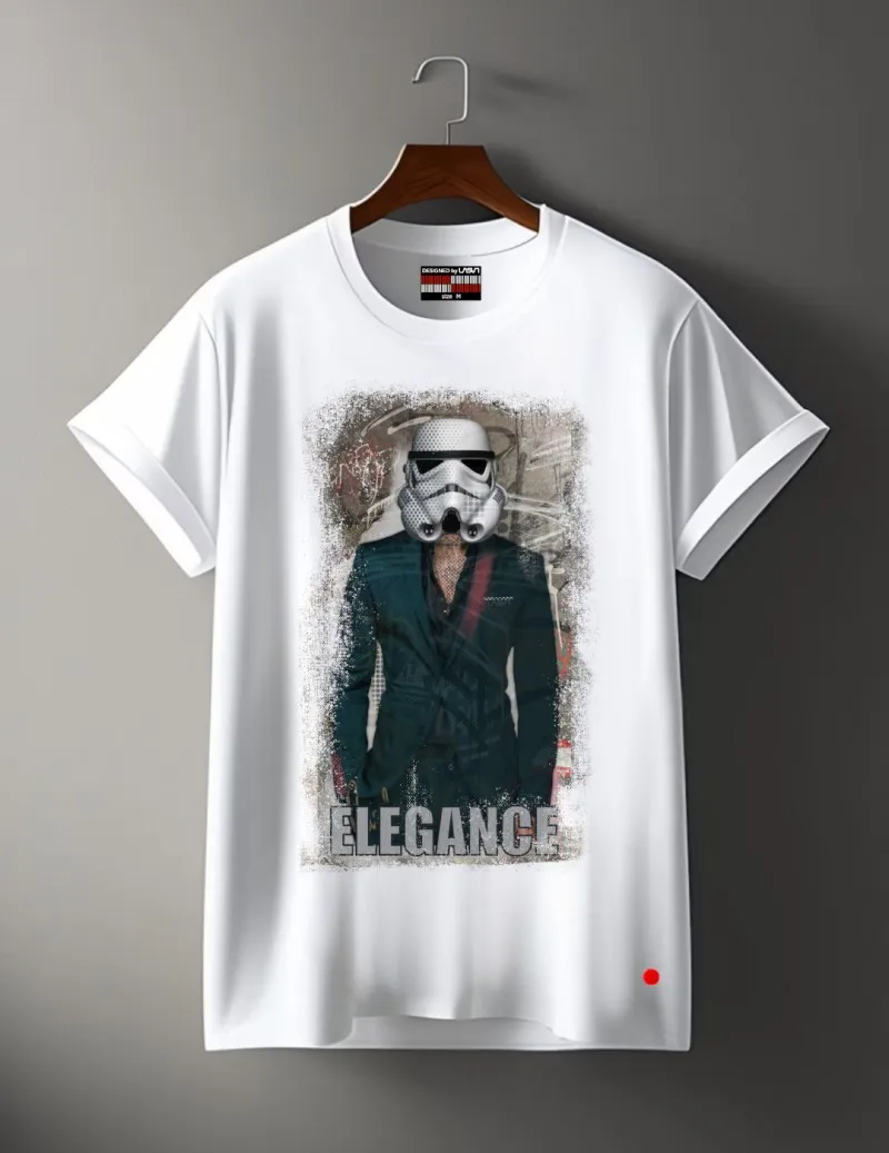 Camiseta de hombre ELEGANCE blanco