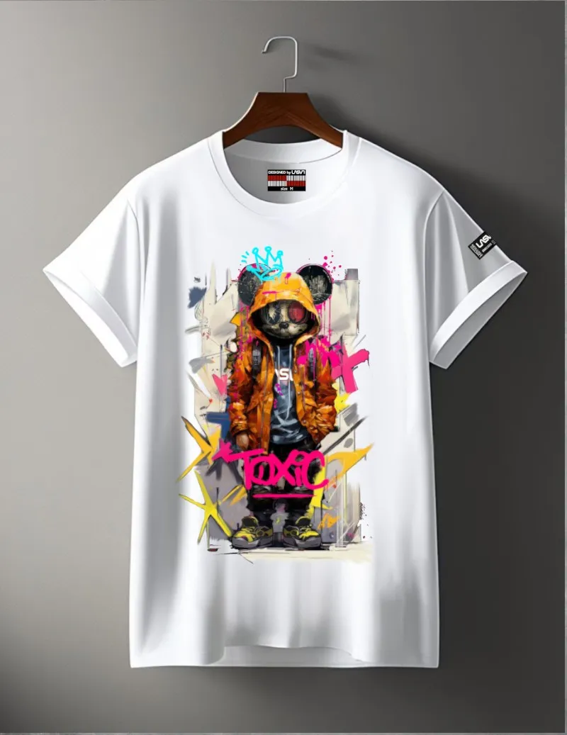 Camiseta de hombre Lasal TOXIC Blanco
