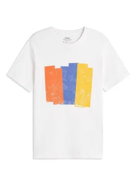Camiseta Ecoalf Balmora Blanco Para Hombre