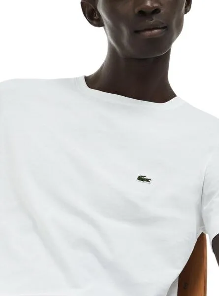 Camiseta Lacoste Basico Blanco Hombre