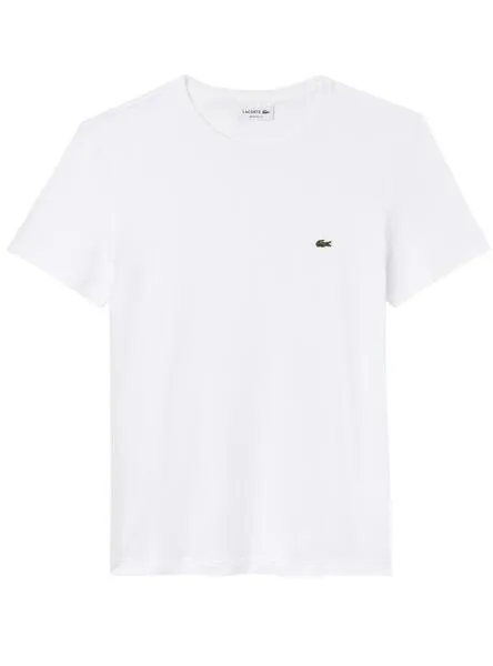 Camiseta Lacoste Basico Blanco Hombre