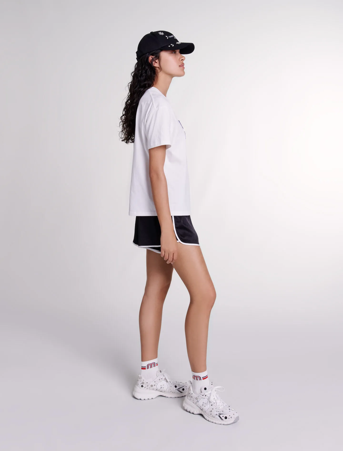 Camiseta «Maje Paris» con strass