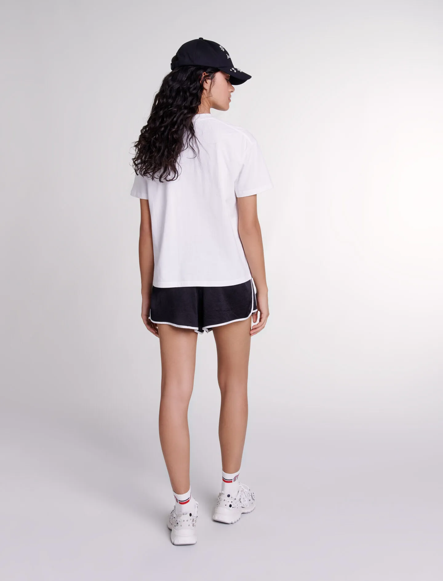 Camiseta «Maje Paris» con strass