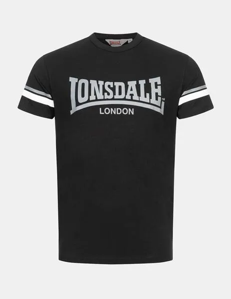 CAMISETA LONSDALE CREICH  BLACK/WHITE/GREY