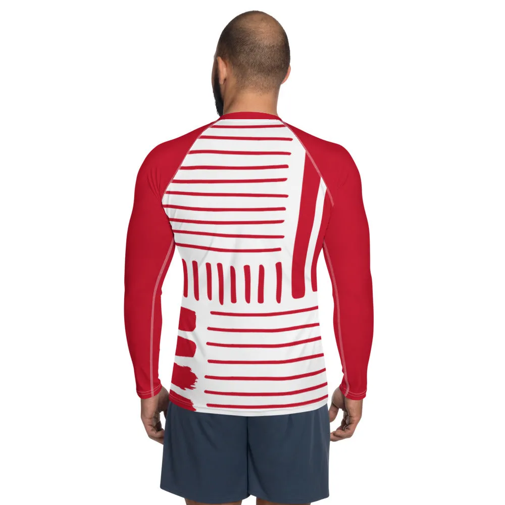 Camiseta M/L roja SPIKES v1