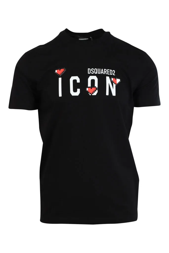 Camiseta negra con maxilogo 