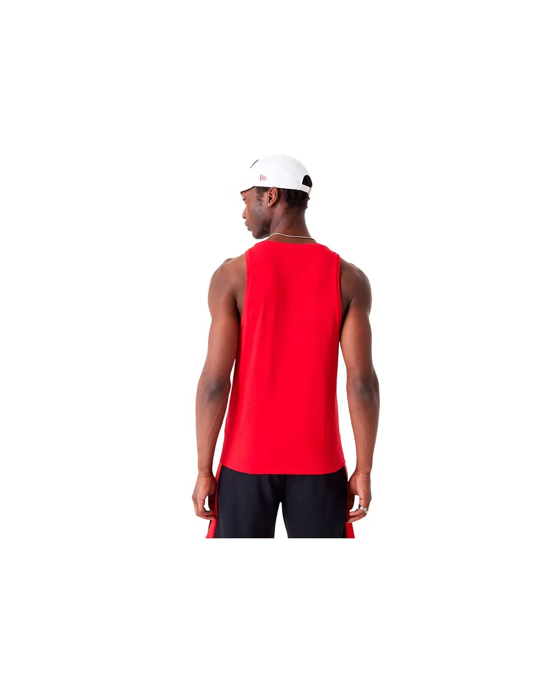 Camiseta New Era Chicago Bulls NBA Palm Tree Infill Hombre Rojo