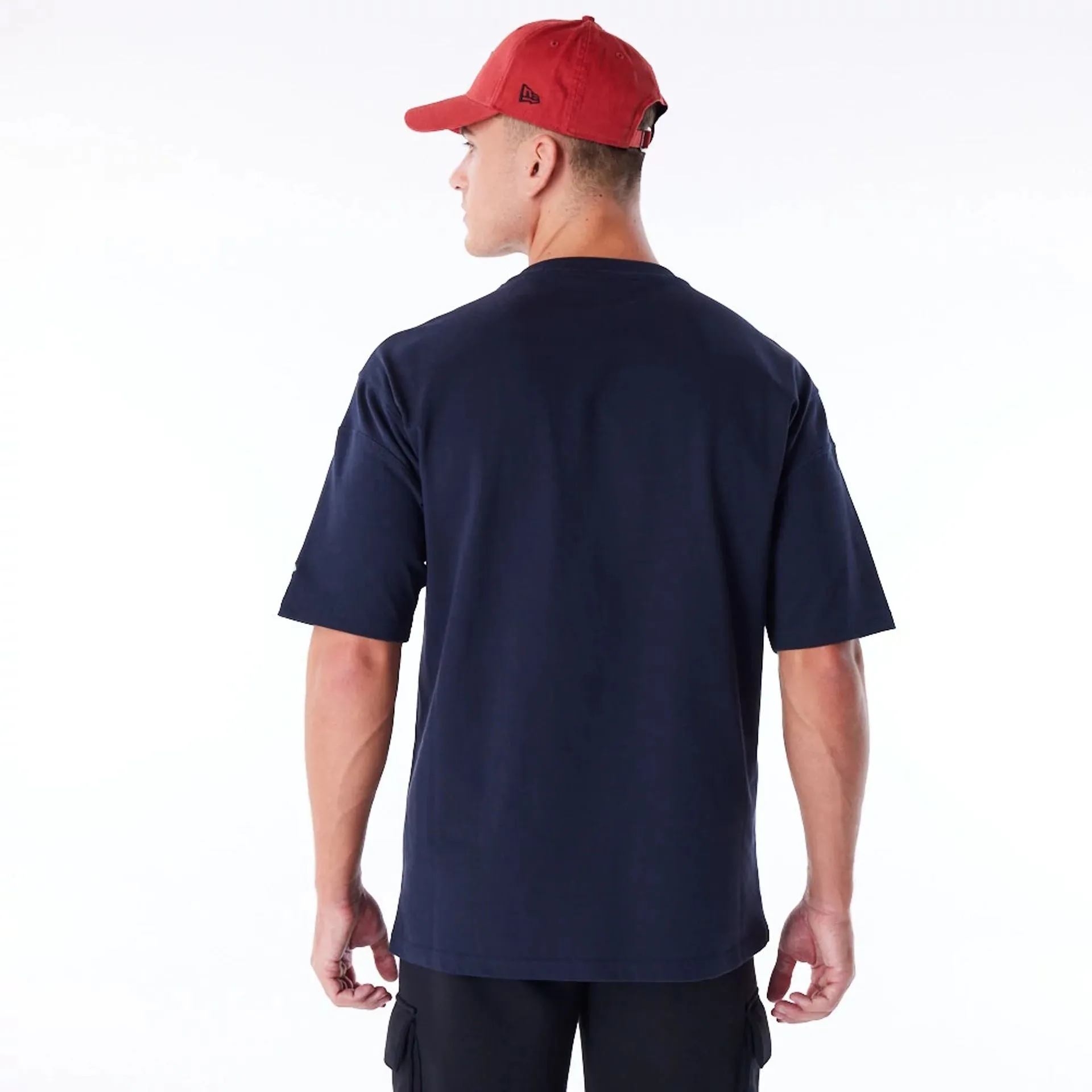 Camiseta Oversized New York Yankees MLB Rib Infill Navy