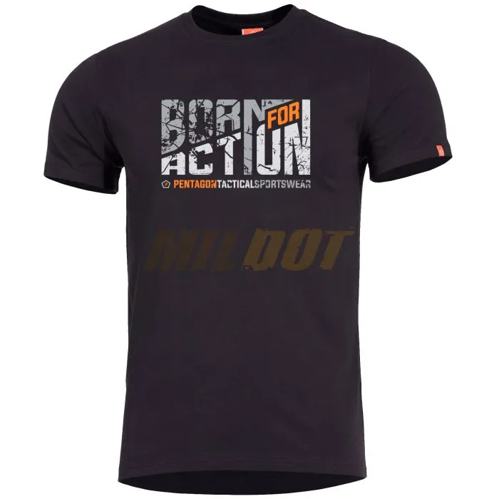 Camiseta PENTAGON Born For Action negra