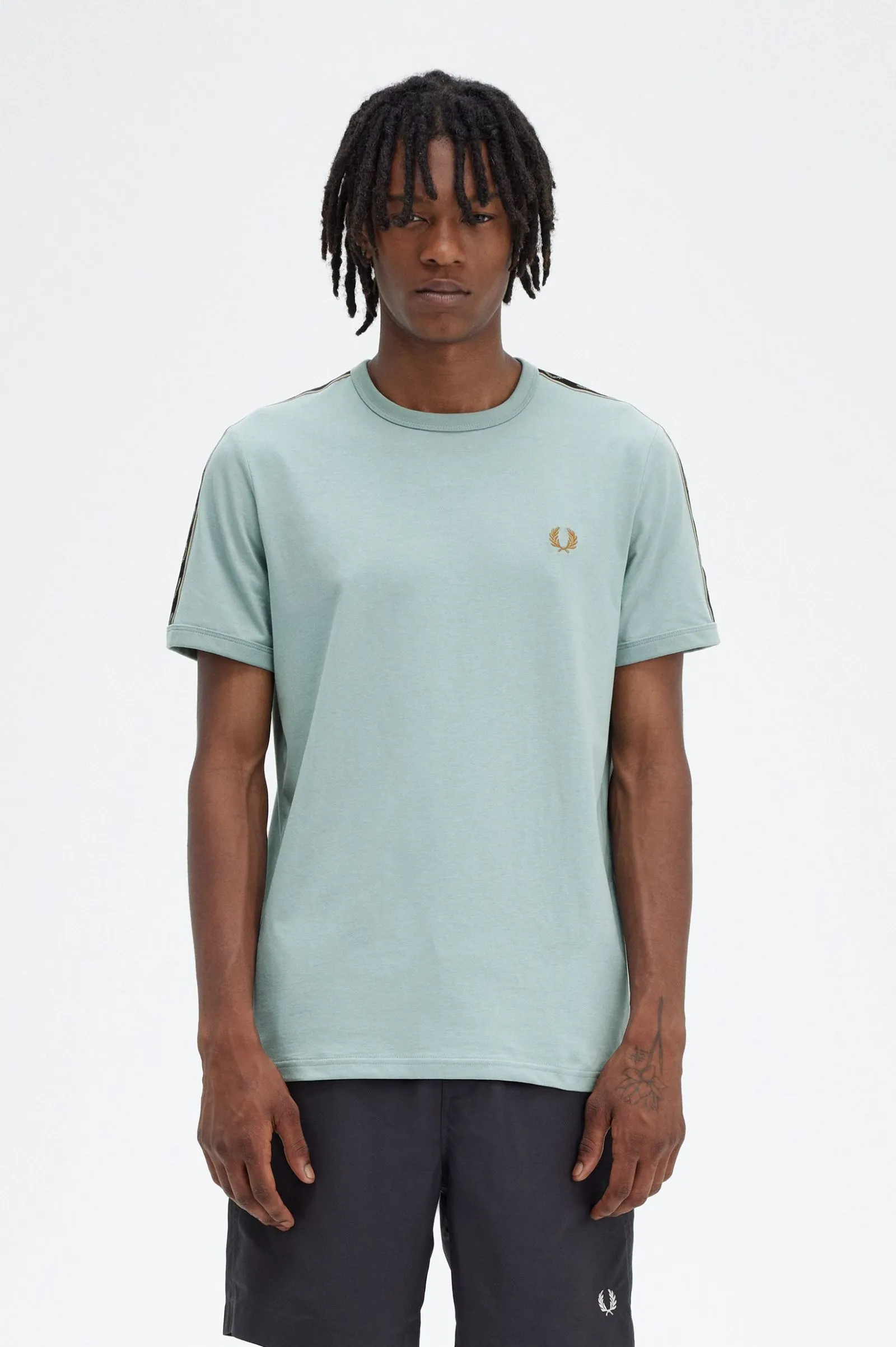 Camiseta Ringer con cinta en contraste