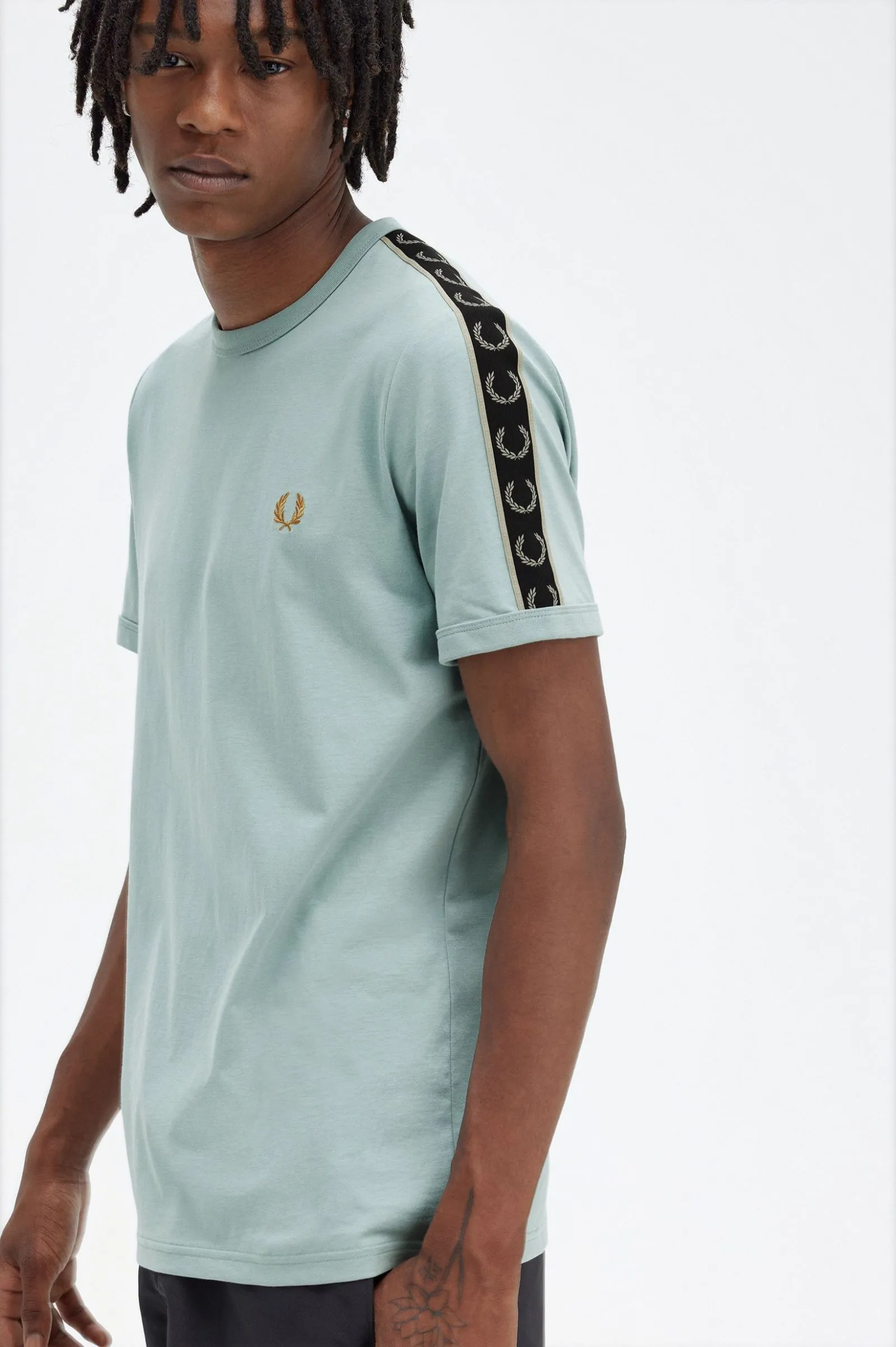 Camiseta Ringer con cinta en contraste